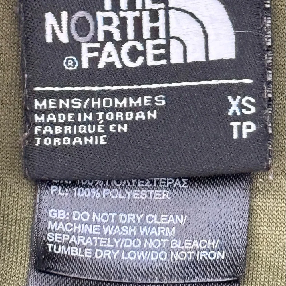 The North Face Echo Rock Hooded Pullover Hoodie Olive Green Men's XS Extra Small